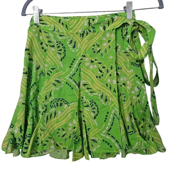 Rhode Green Willow Mini Skirt in Lime Diamond Stitch NWT - Picture 2 of 12